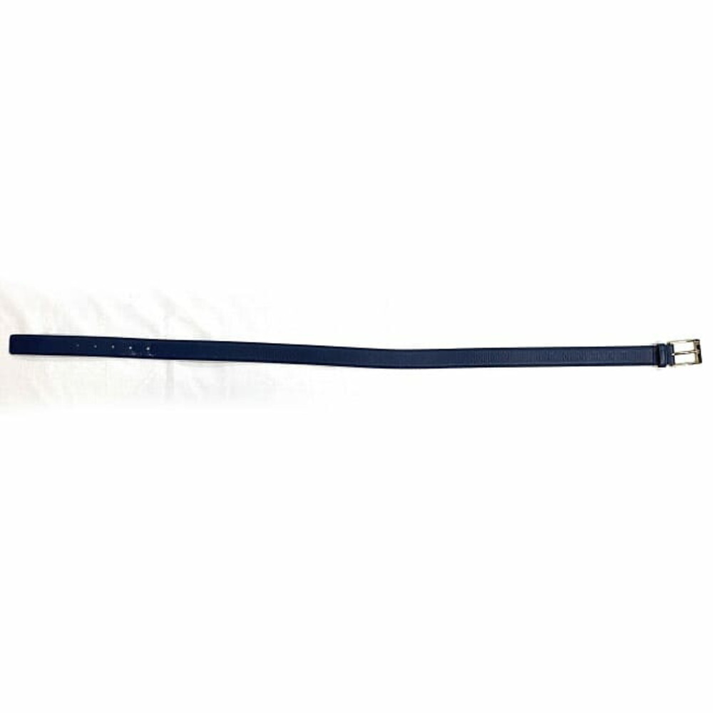 Gucci Belt Navy Interlocking Diamante 525040 30mm Waist Leather GUCCI GG Squa... - Picture 3 of 10